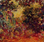 Клод Моне Дом художника, вид из розового сада 1924г